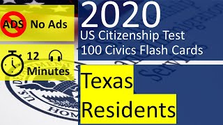 Citizenship Interview 2020 Texas Fast Version