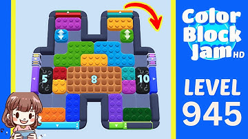 Color Block Jam Level 945 Solution Walkthrough