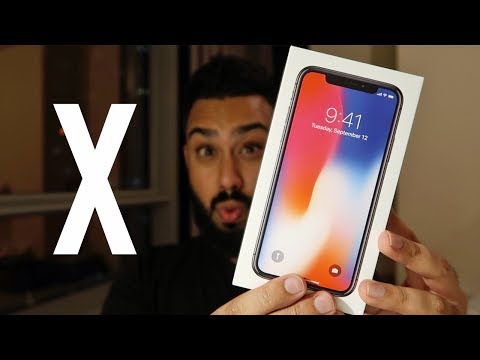 Early Apple iPhone X UNBOXING  Space Gray     