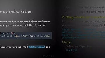 Resolving the Element Not Interactable Issue in Selenium