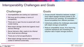 SNIA Cloud Object Storage Plugfest Planing Call July 10 2024