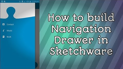 How to make Navigation Drawer using Support library in Sketchware|by Md Tausif Iqbal