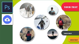 How To Make a Photoshop 6 Circles Collage