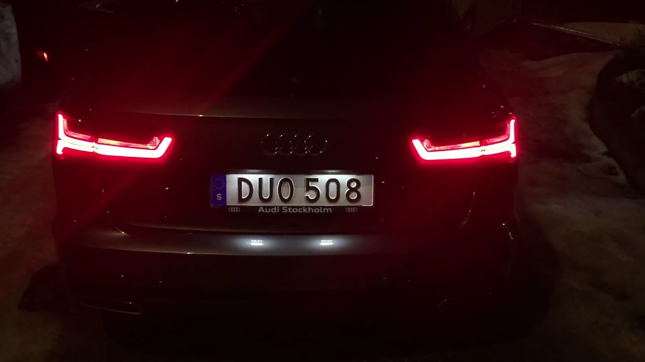 Audi A6 sweeping led turn signal indicators (Dyamic turning lights