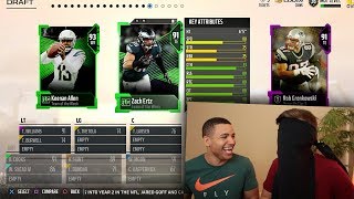 BLINDFOLDED DRAFT!! MADDEN 18 DRAFT CHAMPIONS CHALLENGE