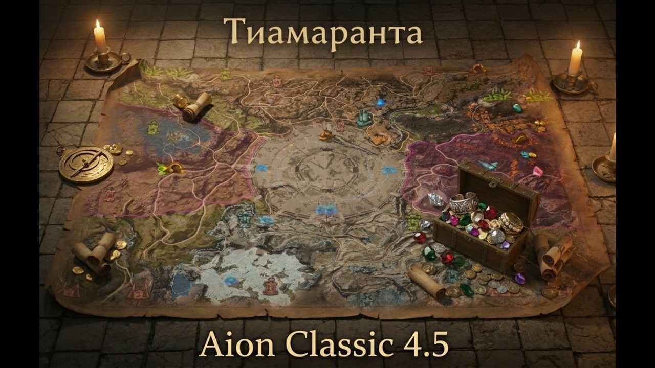 Тиамаранта СПРЯТАННЫЕ СОКРОВИЩА (Карты сокровищ) Aion Classic 4.5