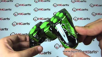 Candy Green Splatter | PS3 Modded Controller | HG Arts Modz