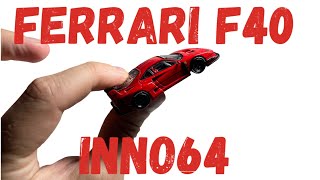 Обзор и распаковка inno64 F40 Ferrari LBWK RED | SERG1:64