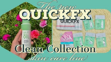 Trying out the QUICKFX Clean Collection Samples! | RS NICOLE