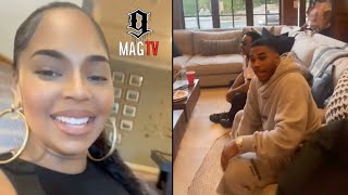 "Whatever" Nelly Runs Ashanti Out The House While He Watches The Game With Her Dad! 😂