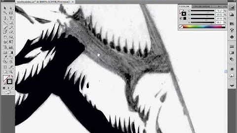 Digital Inking Vortex Tutorial - Intuos - Illustrator CS4