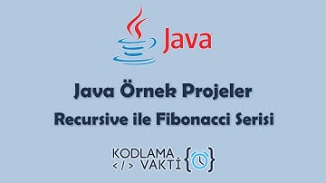 #Java Örnek Projeler 32 - Recursive İle Fibonacci Serisi