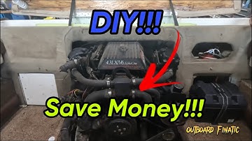 How to winterize your boat the proper way(4.3 Mercruiser V6) #winterize