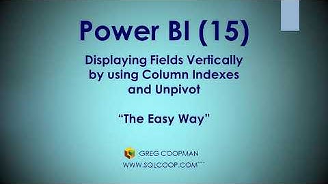 Display your table columns vertically instead of horizontally scrolling - Hands On Demo!