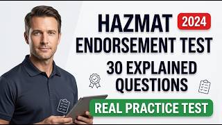 How to Pass Hazmat Endorsement Test in 2026: 30 Real Practice Exam Questions with Explained Answers!