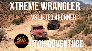 Lifted Toyota 4Runner vs Jeep Rubicon Xtreme Recon in Southern Utah  The SCORCH Diaries Episode 5