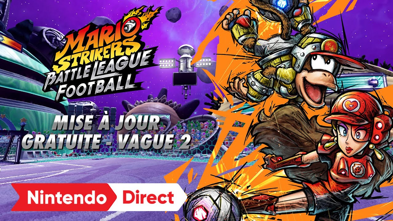 Mario Strikers Battle League Football Nintendo Switch + Power A