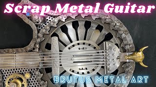 How to make this Metal Art Guitar from scrap metal.