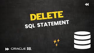 how to use the delete sql dml statement in oracle sql | oracle live sql