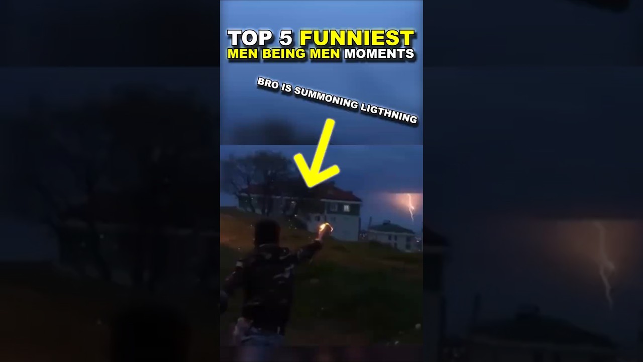 Top 5 FUNNIEST men being men moments  #funny #memes#shorts