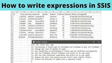 72 How to write expressions in SSIS ?