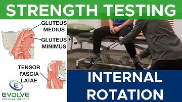 Hip Internal Rotation | Strength Testing with a Hand Held Dynamometer
