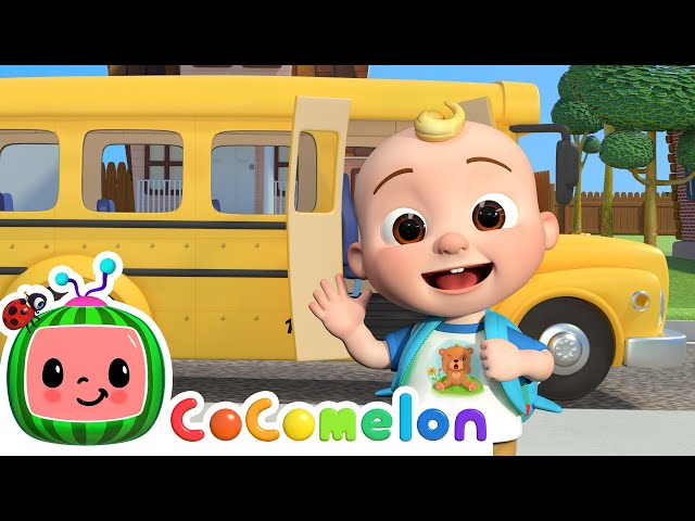 Wheels on the Bus! Classic Nursery Rhymes | CoComelon Animal Time | Animals for Kids class=