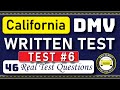 2024 california dmv written test 5  46 real test questions  california dmv practice test