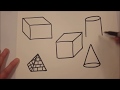 Drawing 3d solid shapes