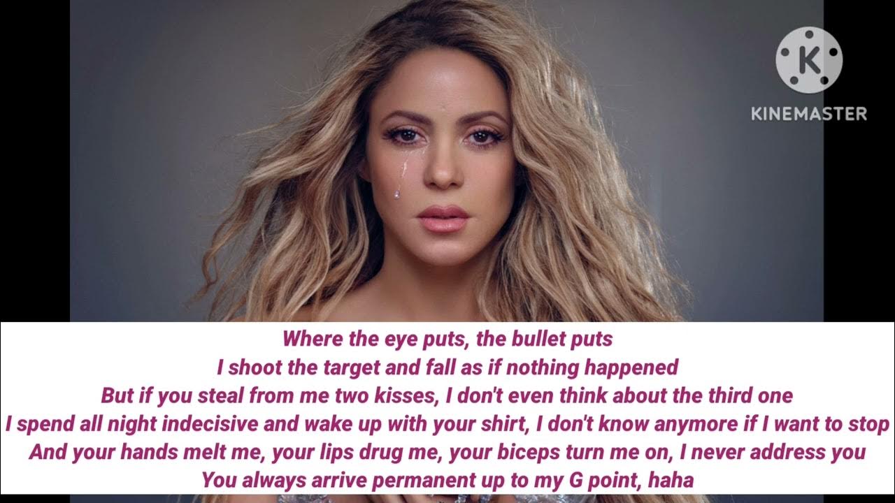 Shakira & Cardi B - Puntería (Vinyl Version) ENGLISH LYRICS - YouTube