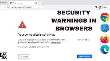 Taking a look at "Your connection is not Private" warning | Security Warnings in Browsers