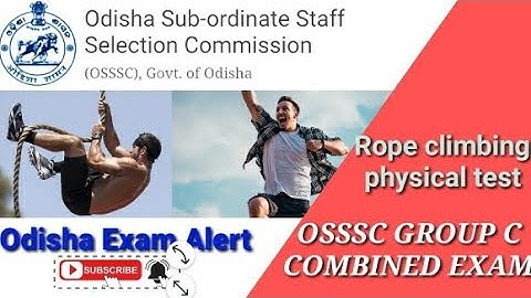 #osssc osssc rope climbing physical test for excise constable #ropeclimbing #odishapolice #ossc