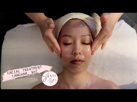 FACIAL TREATMENT LUXURY MANHATTAN HOTEL SPA LANGHAM NYC