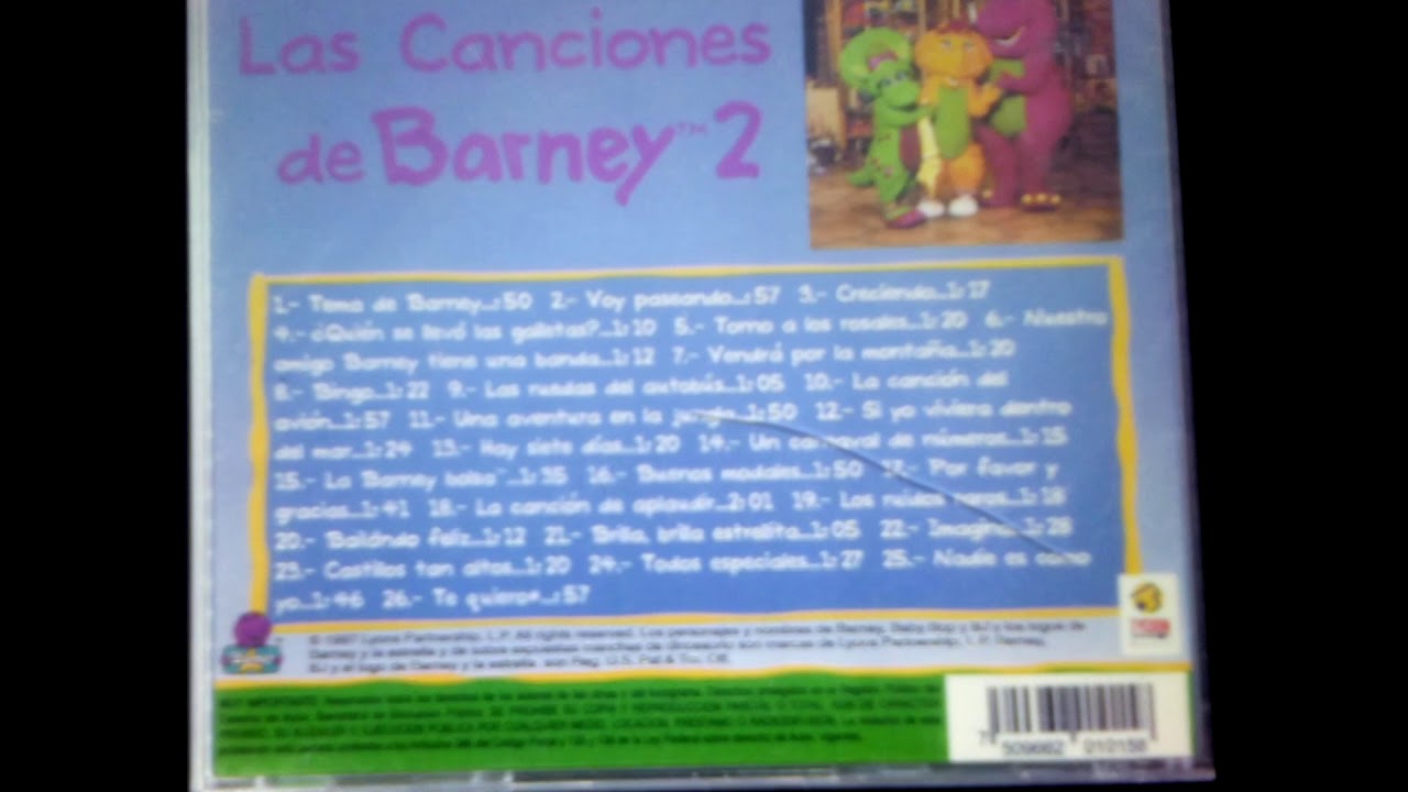 Barney   Bailndo Feliz Las Canciones De Barney 2