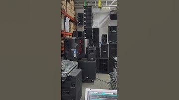 EXXO MLA186 Micro Line Array System. #proaudio #soundcheck #soundsquare