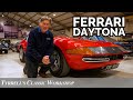 From underneath to the open road ferrari 365 gtb4 daytona experience  tyrrells classic workshop