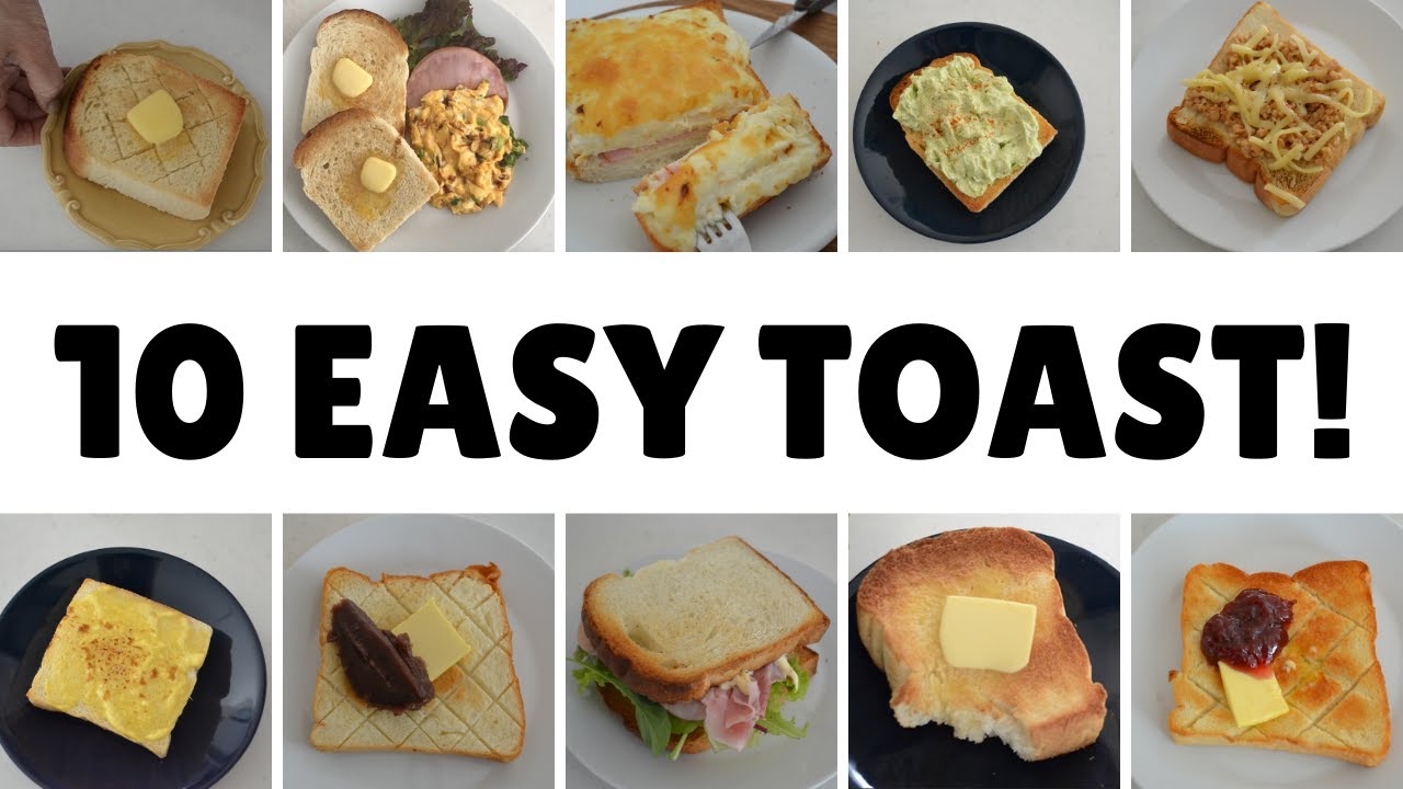 10 EASY TOAST! ｜HOW TO ENJOY SHOKUPAN  (EP228) | Kitchen Princess Bamboo