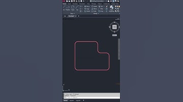 AutoCAD Basics: Fillet command #autocadblocks #autocadbasics #cad #autocadtutorial