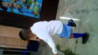 ANTHONY SHUFFLING TO THE SONG ONE