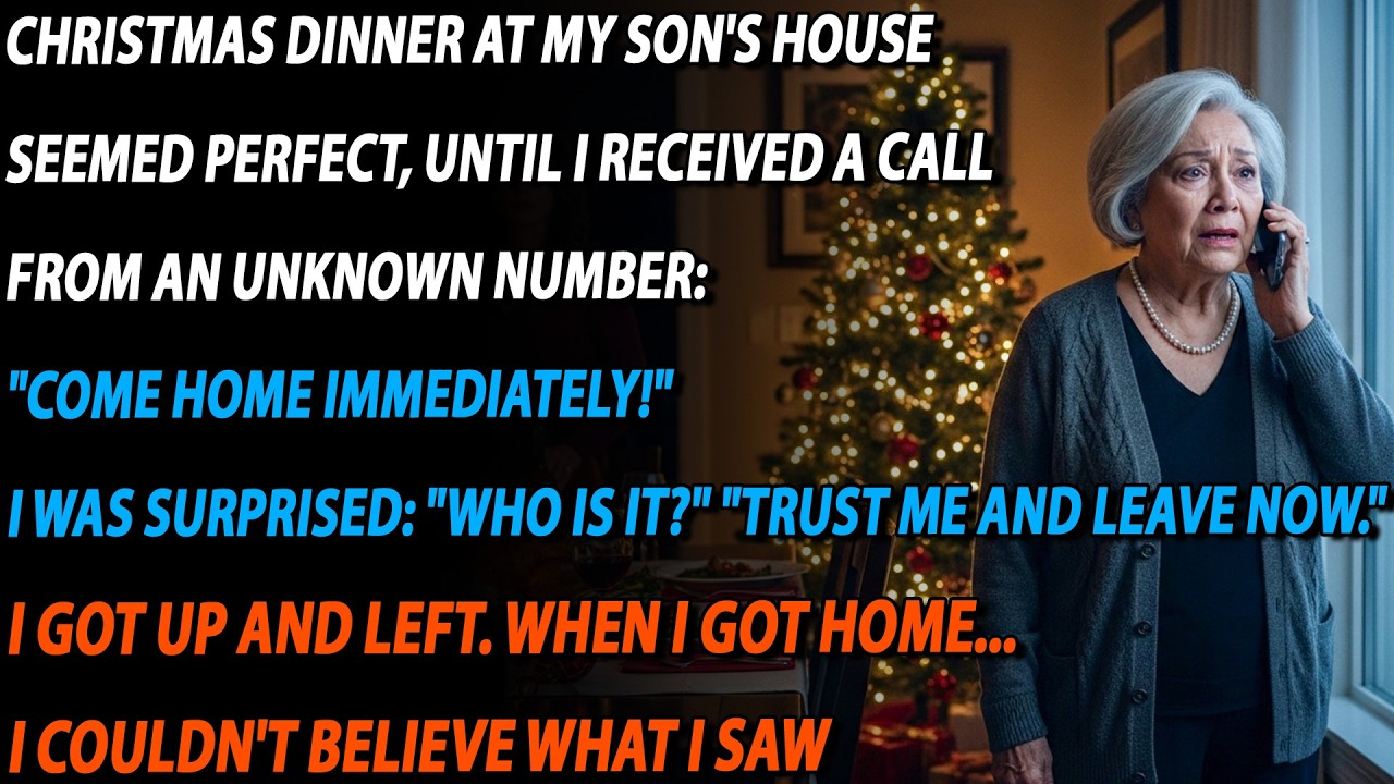🎄 During Christmas dinner, I received an anonymous call: 