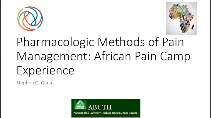 Pharmacologic Methods of Pain Management: African Pain Camp Experience