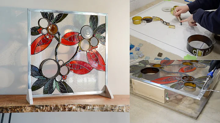 Stained Glass art panel from design to completion