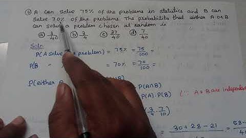 Combined statistian exam # Probability # Multiple Choice questions # TNPSC # TRB