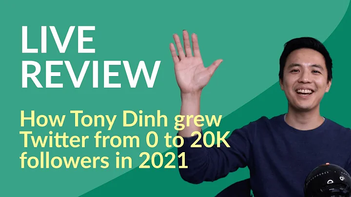 How Tony Dinh Grew Twitter from 0 to 20K followers...