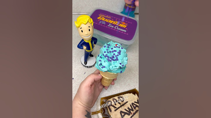 MAKING A NUKA QUANTUM ICE CREAM CONE!