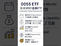 #Shorts#ETF#0055#Investing#StockMarket#IndexFund#PassiveIncome#ETF投資#被動收入#複利#投資理財