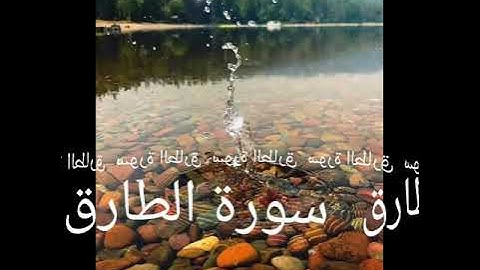 086 سورة طارق برواية ورش عن نافع