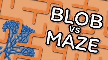 Can this blue BLOB solve a maze?