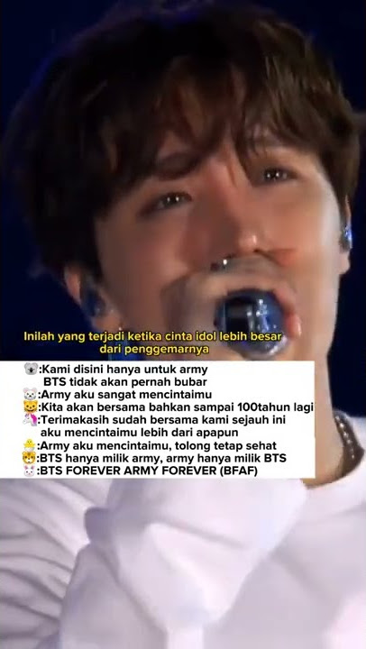 Inilah yang terjadi kalok cinta #idol lbih besar dari penggemarnya🥺#bts #weloveyou💜#army#shorts#fyp