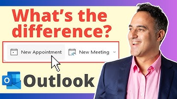 What is the Difference Between An Appointment and a Meeting in Microsoft Outlook?
